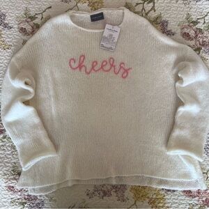 Wooden Ships Cheer Sweater Size XS/Small